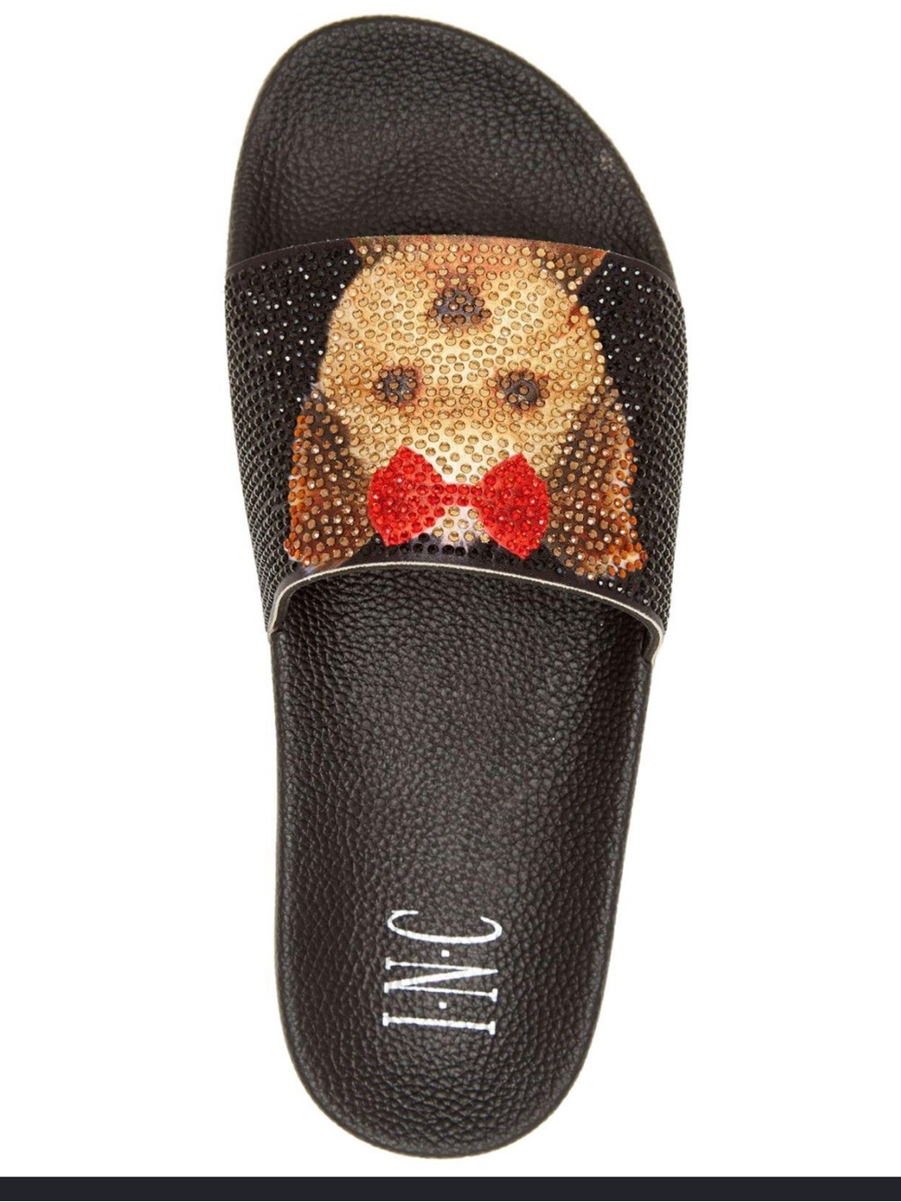 INC International Concepts Peymin Yorkie Bling Slides